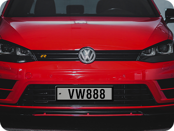 VW888 Plate